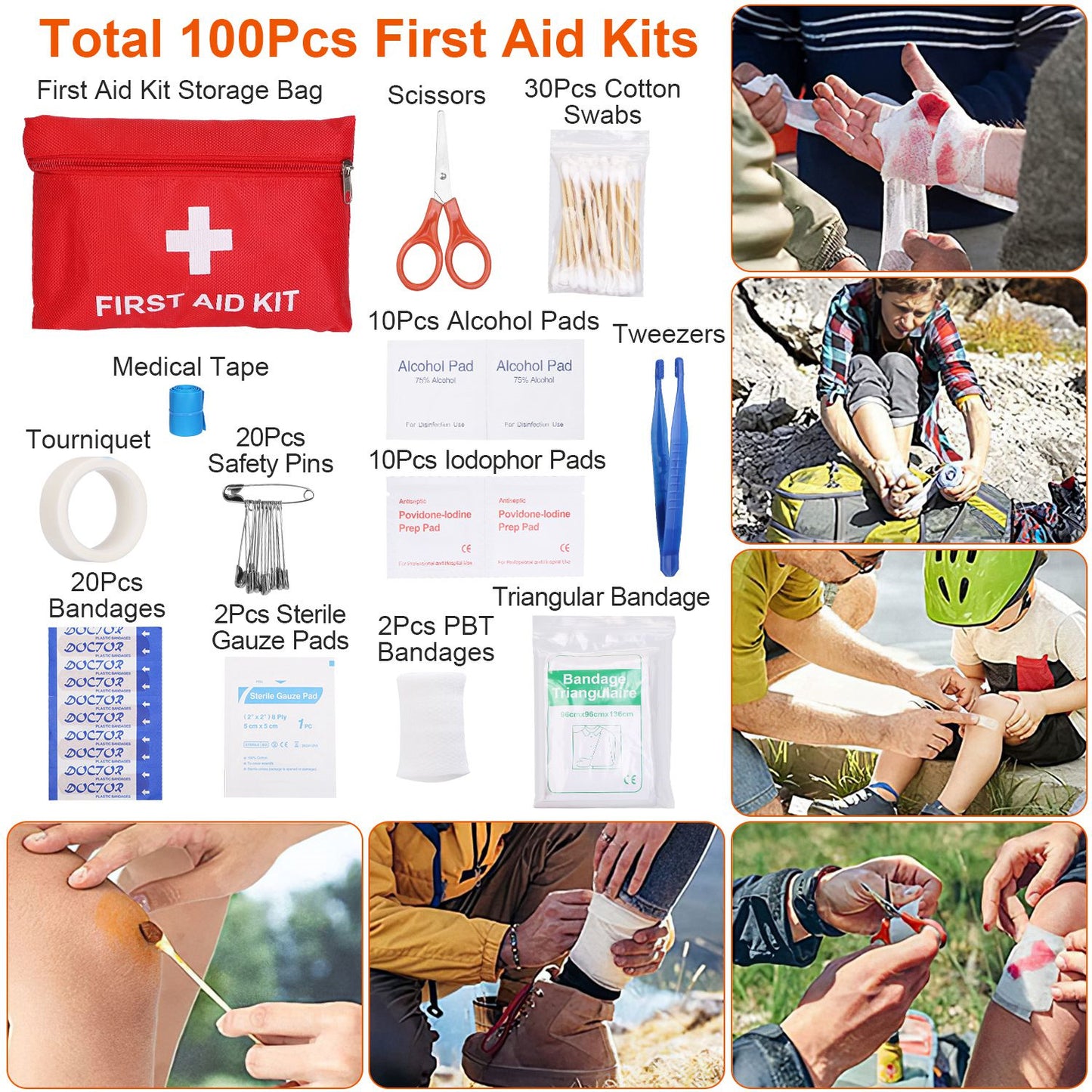 125 In 1 Survival Kit, Professional Survival Equipment, Equipment, Tools, First Aid Supplies, For SOS Emergency Tactical Hiking, Hunting, Disaster, Camping Expedition (Not Shipped On Weekends)