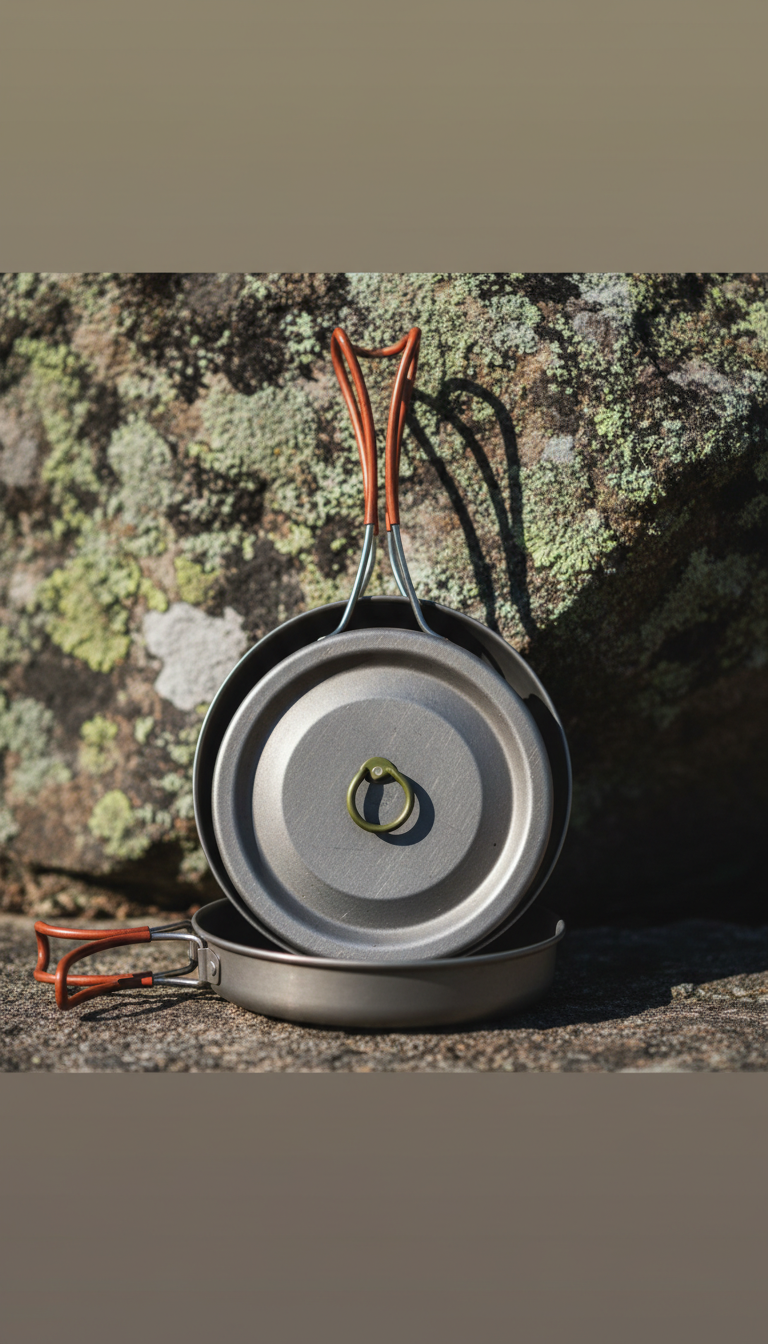 Compact Titanium Cookware Set