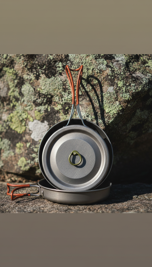 Compact Titanium Cookware Set