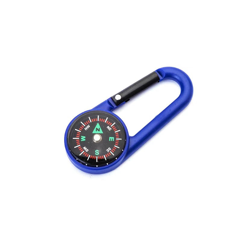 Mini Lightweight Compass Portable Carabiner Keychain