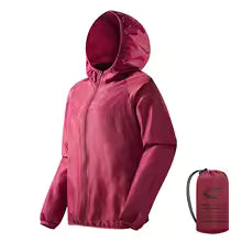 LNGXO Men's Women's Waterproof Hiking Jacket Quick Dry Sun Protection Windbreaker Camping Hunting Climbing Outdoor Rain Coat