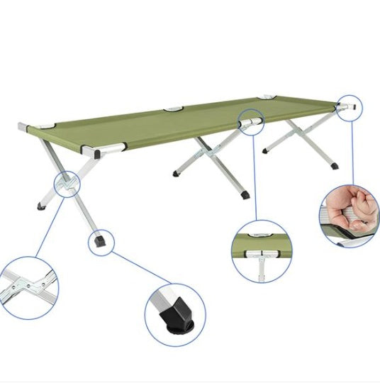 Camping Cot RHB-03A Marching Bed Army Green